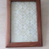 Old wooden wall photo frame
