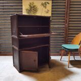 Secretary in bamboo rattan and canning