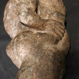Figure anthropomorphe en pierre volcanique art tribal africain Côte d’Ivoire XVIIIe siècle