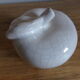 Cracked ceramic apple