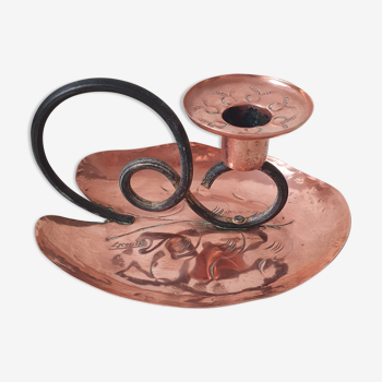 Copper candlestick