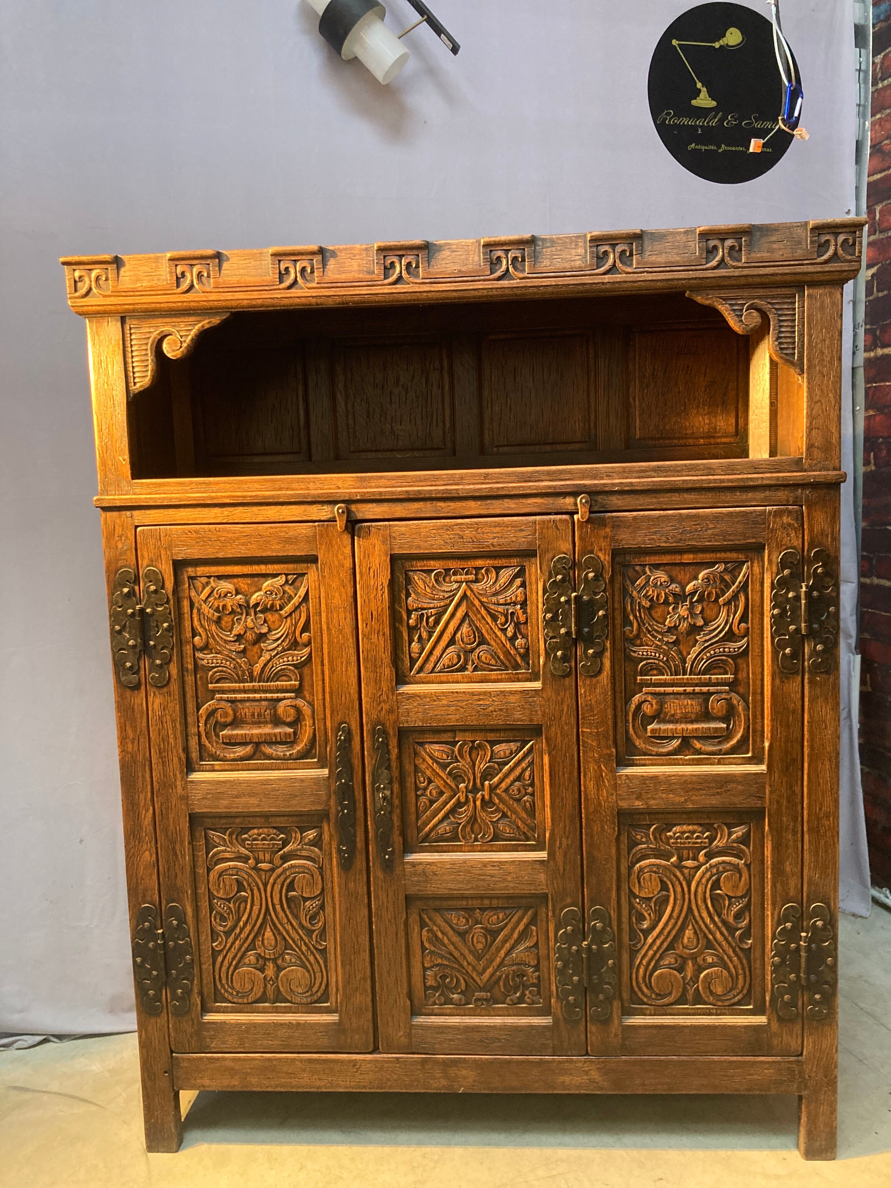 Rustic wardrobe neo renaissance style