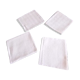 Set of 4 napkins, bright white, in cotton ( 59.5 x 54.5 cm )