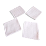 Set of 4 napkins, bright white, in cotton ( 59.5 x 54.5 cm )