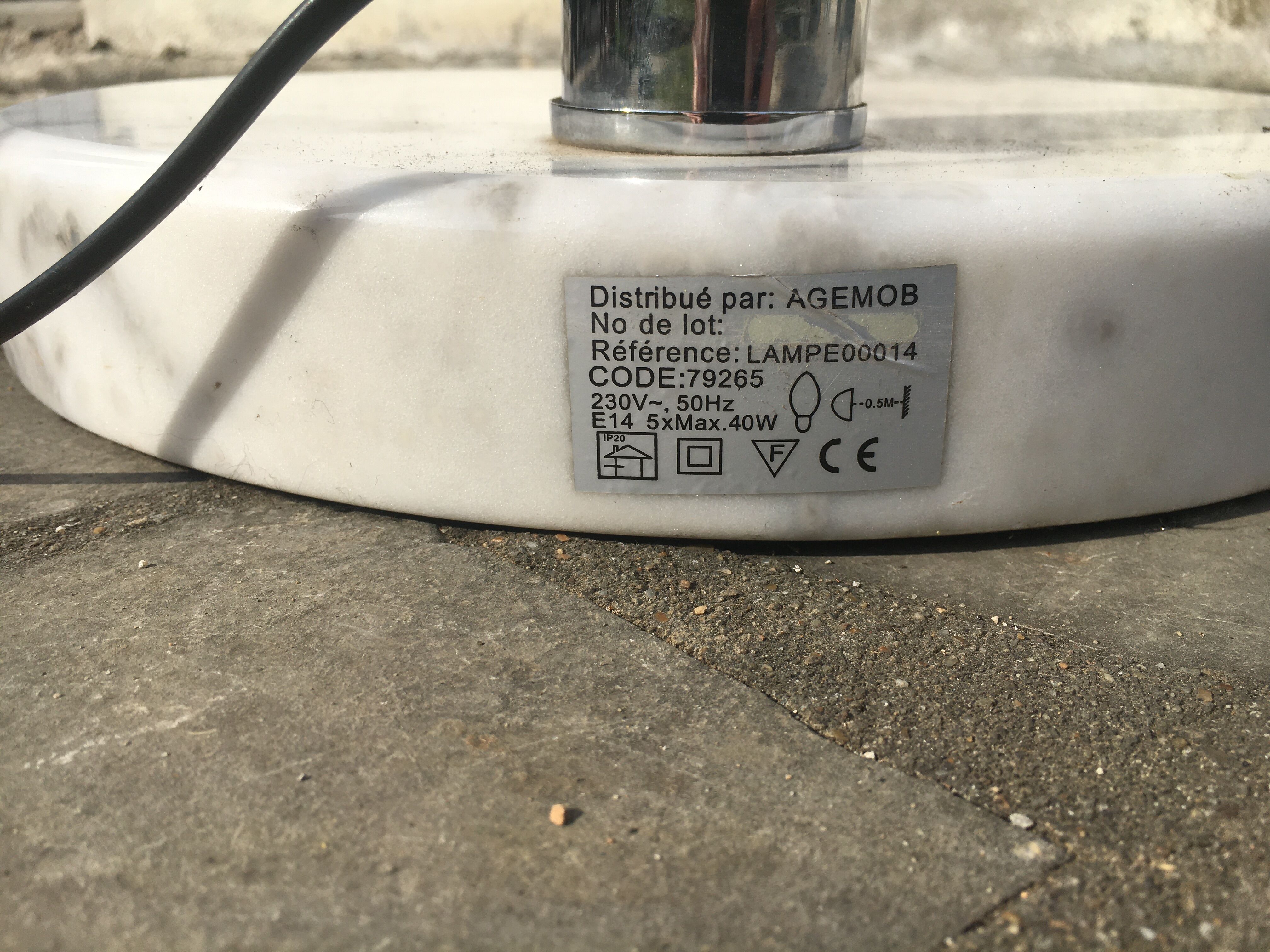 Thrush lamppost vintage 70s