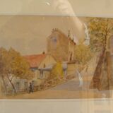Aquarelle "coin de rue"