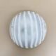 Peil & Putzler glass flush mount / wall lamp 'zebra', 1970s Germany