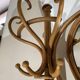 Double curved wood mirror coat rack by michael thonet gebrüder / freres, 1888