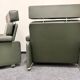 Design Mid-Century leatherette Armchairs by Arch. Spicka, around 1970s