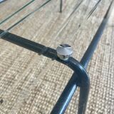 Mid-century glass and metal coffee table - 1950