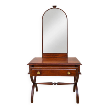 Coiffeuse en bois massif style empire traditionnel 