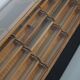 Vintage German Oak Glass Shop Counter Haberdashery Cabinet Vitrine, ca 1950