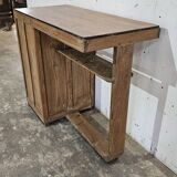 Old Art Deco teak desk
