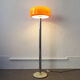 Floor Lamp Chrome and Orange, 1970's