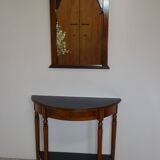 Half-moon console with drawer