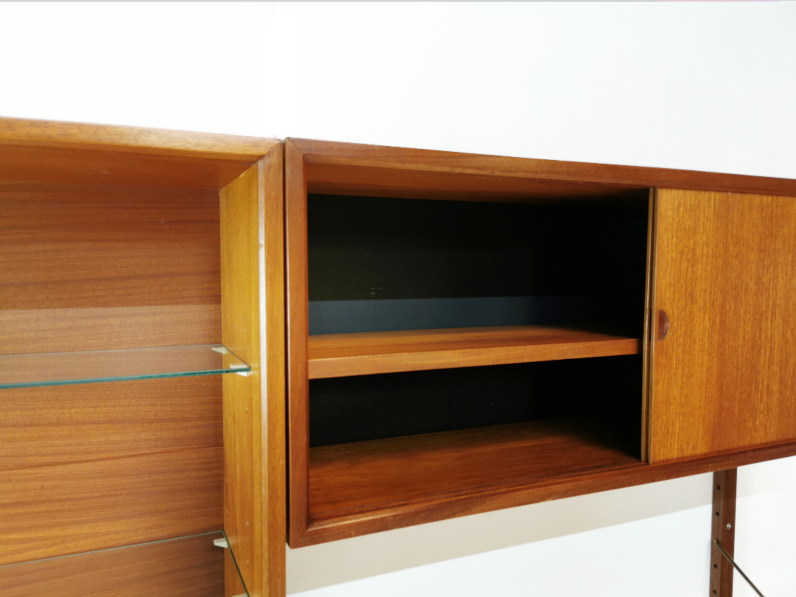 1960s Poul Cadovius Teak Shelving Wall Unit System Mid Century Vintage Danish
