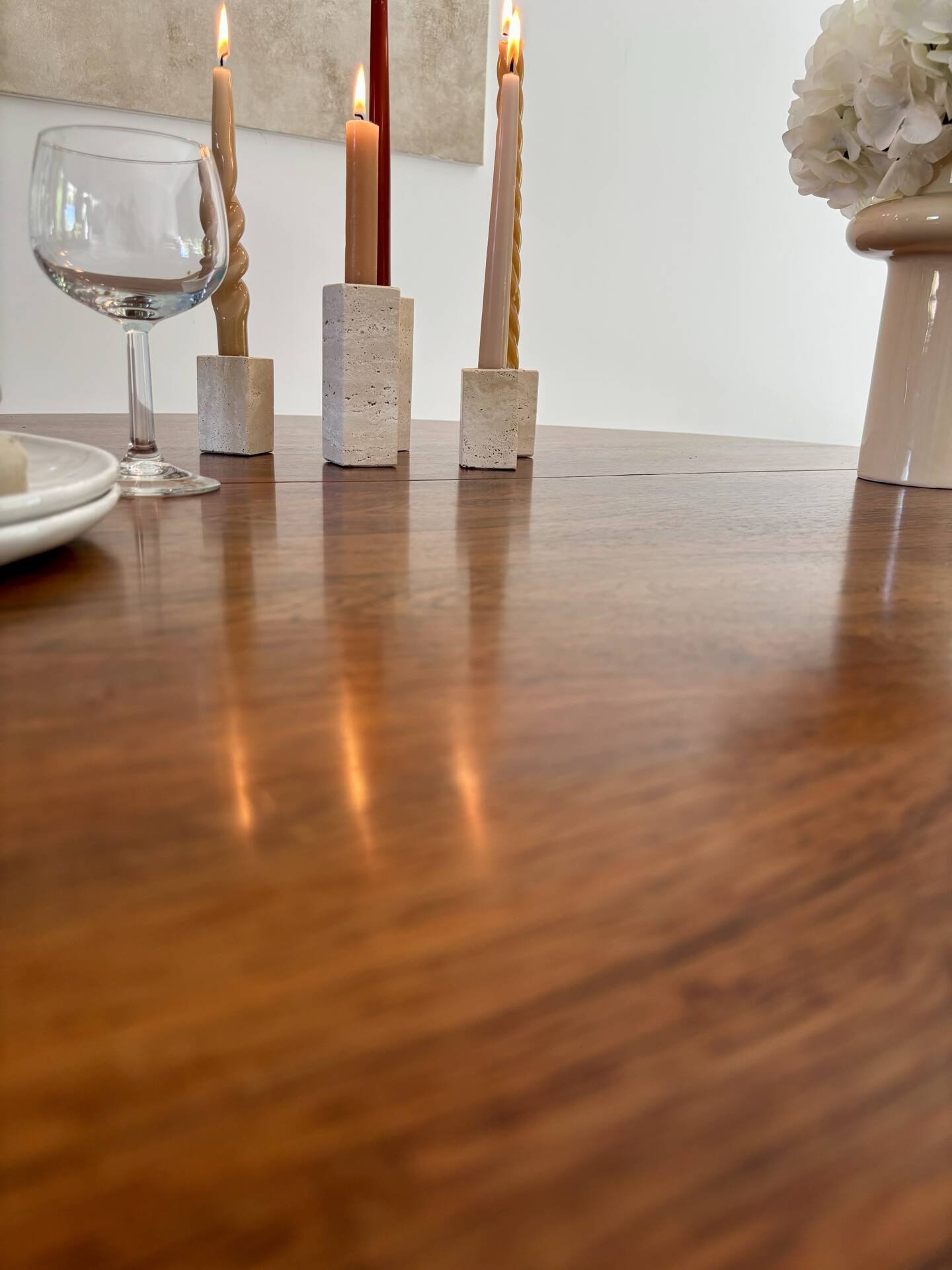 Table à manger vintage scandinave Baumann 