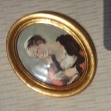 Miniature enamel table