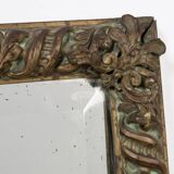 Early 20th C copper Arts & Crafts style rectangular mirror