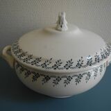 ancien légumier soupière Terre Fer Choisy Roi antique french dish