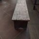 Country bench made of fir