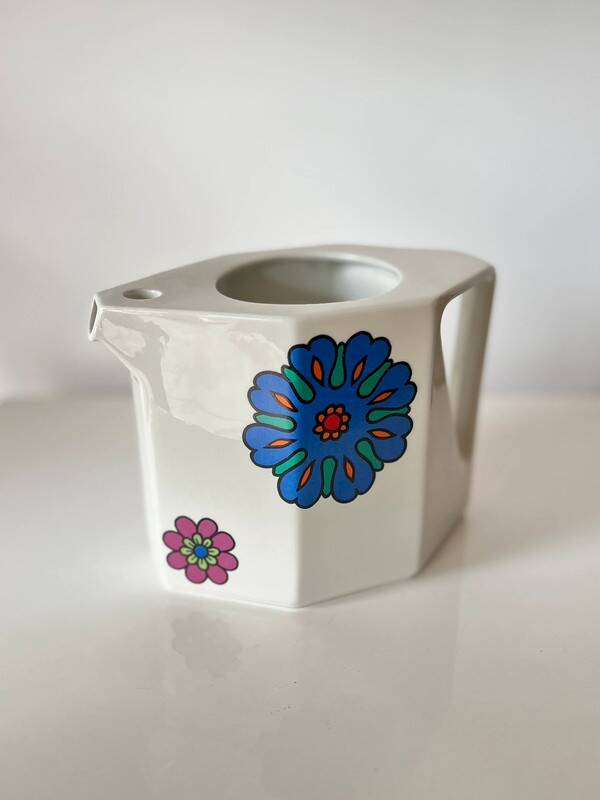 Vintage Villeroy & Boch Acapulco style pitcher/carafe – floral porcelain