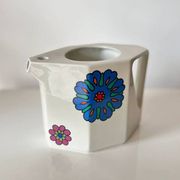 Vintage Villeroy & Boch Acapulco style pitcher/carafe – floral porcelain