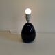 Small Table lamp in dark blue ceramic, made by Søholm ceramics Denmark.