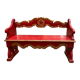 Banc vénitien en bois années 50