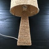 String lamp on sandstone