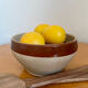 Breton salad bowl terrine dish in vintage stoneware