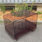 Smoked Plexiglass furniture by Éric Maville