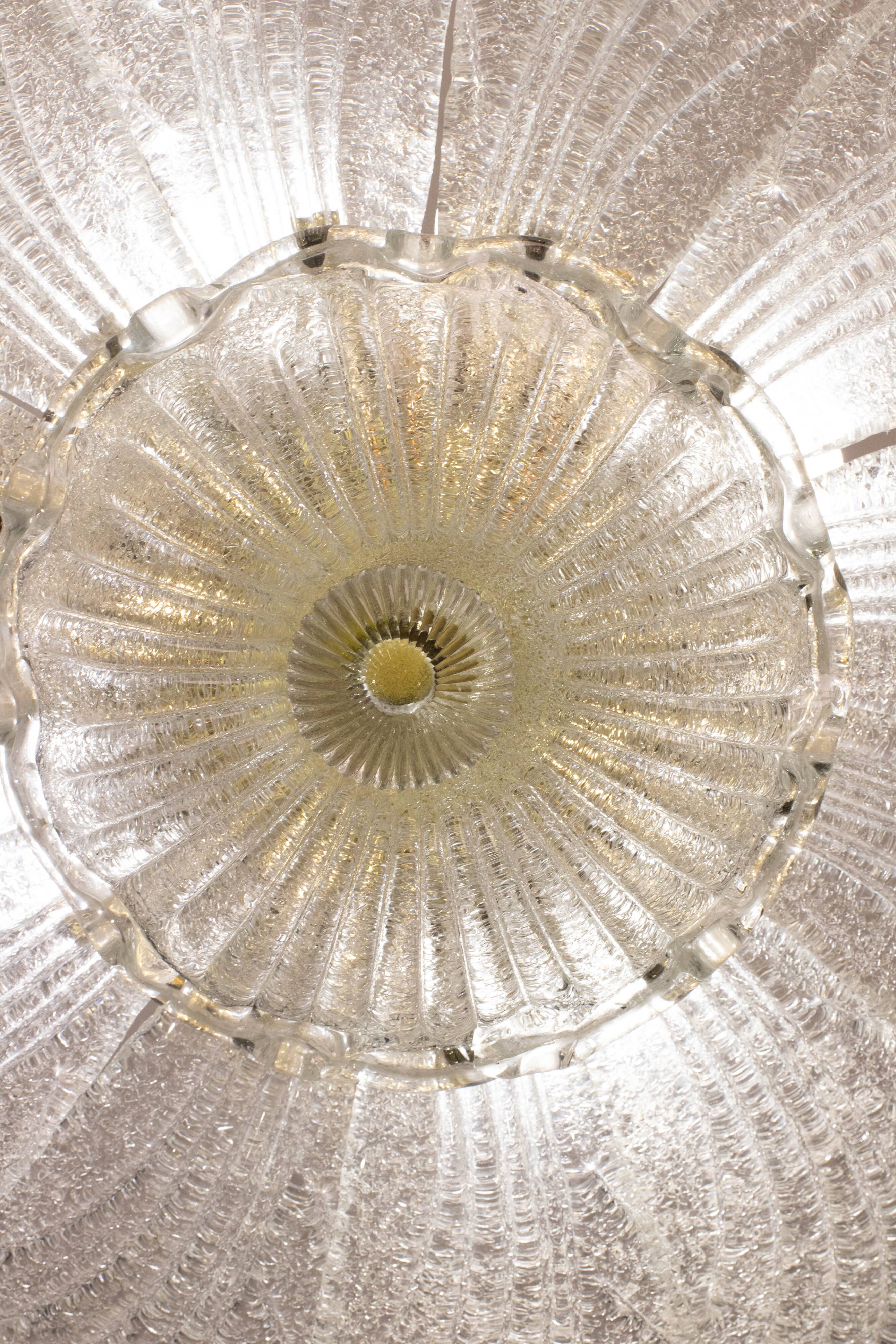 Amalfi, Italian Murano Glass Ceiling Light or Chandelier, 1970s