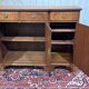 Enfilade with 4 English doors from the 1950s in mahogany.