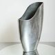 Aluminium cast vase, in the style of Anne Efverlund, 1970-1980.