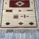 Handwoven Moroccan rug, tribal rug, Kilim rug from the Taznakht tribe.