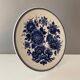 Delft Blue Wall Plate, Retro Cottage Blue White, Hand Painted, Royal Goedewaagen The Netherlands