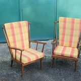 Pair of Baumann armchairs