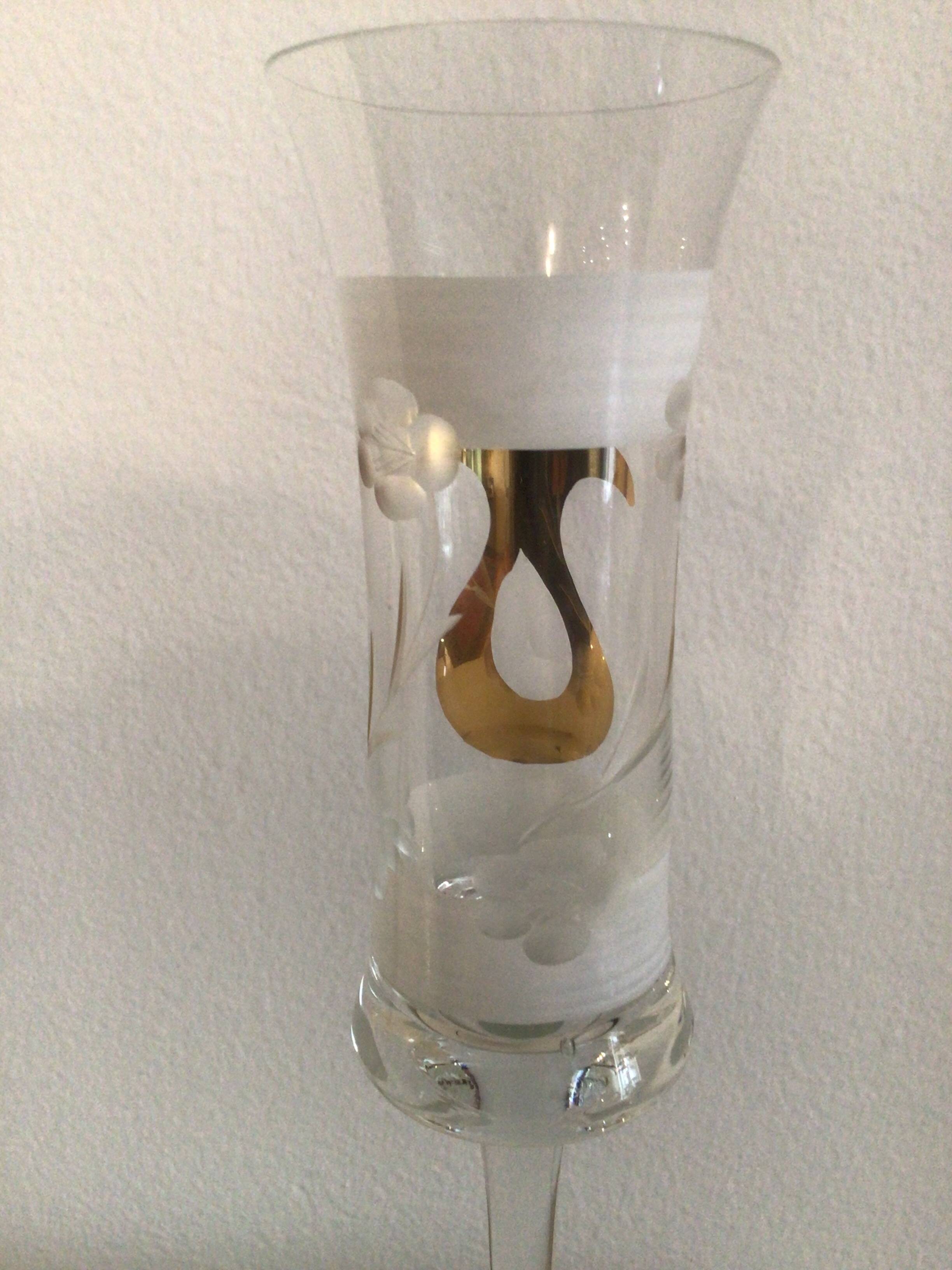 Art Deco Champagne Flutes