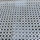 Mathieu Mategot perforated metal plateau, white clover, from the 1950s or 1960s.