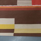 Rare Geometric Carpet by Antonin Kybal, 1948