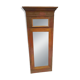 Small varnished wooden trumeau with a gallant scene motif