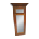 Small varnished wooden trumeau with a gallant scene motif