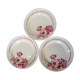 3 vintage dessert plates from St Amand 220614