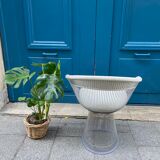 Velvet armchair by Warren Platner for Knoll