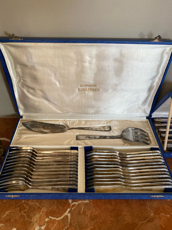 Ensemble de 50 pièces Menagere art deco boulenger