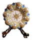 Assiette polylobée faïence de Nevers Antoine Montagnon