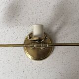 Applique en laiton : 3 lampes