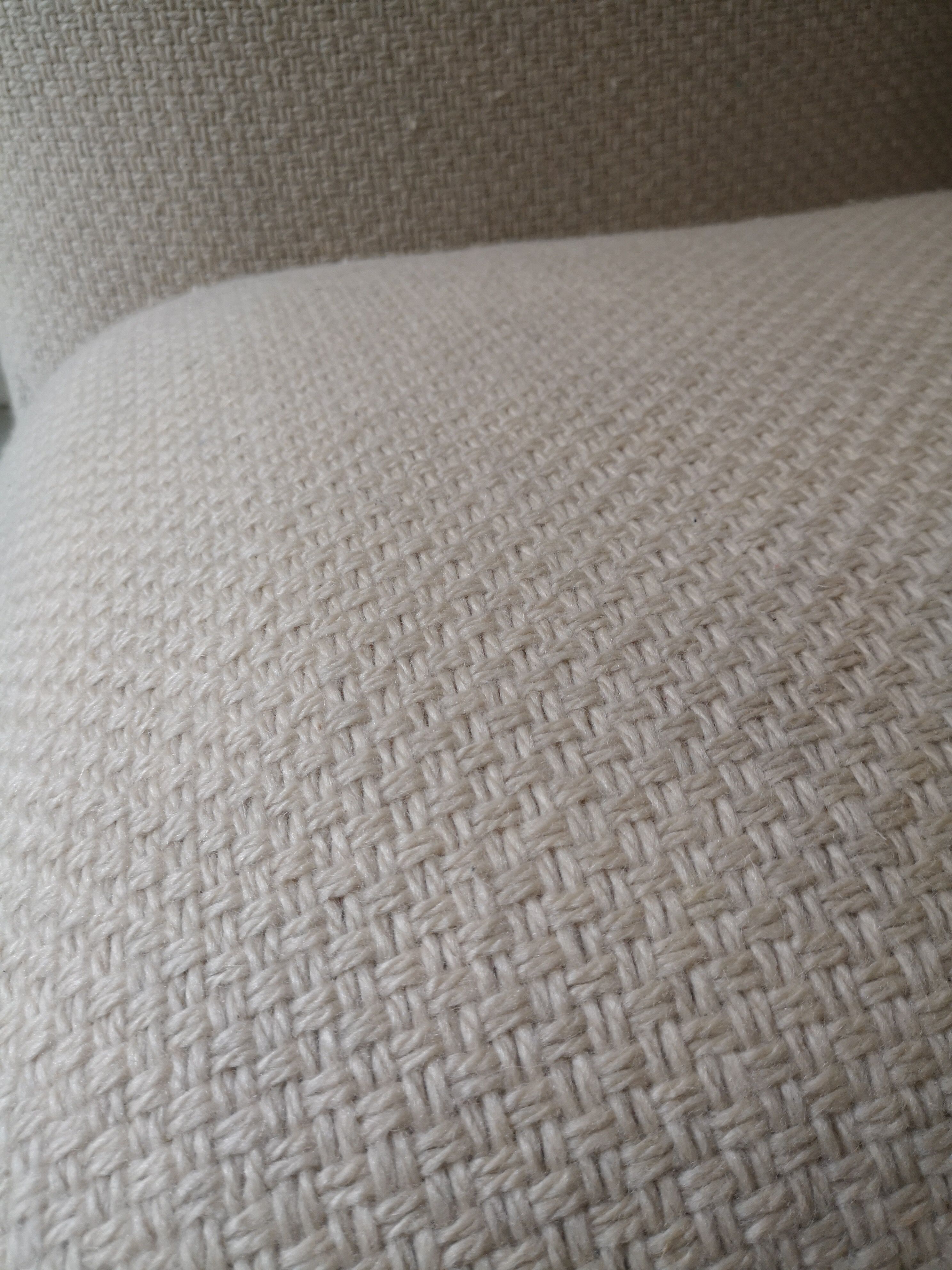 3-seater modular sofa in French terry-style wool fabric, airborne 1970