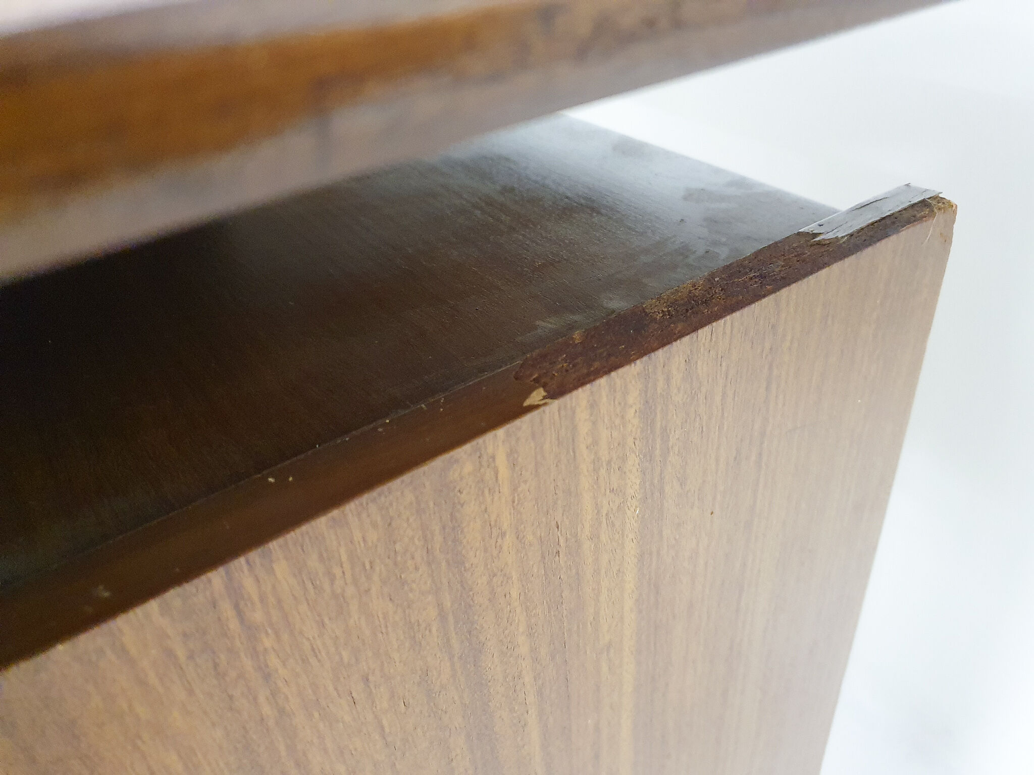 Bureau en teck du milieu du siècle, Pays-Bas des années 1960